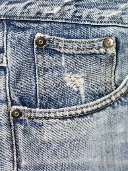 Textura de calça azul — Fotografia de Stock
