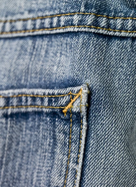 Texture blu jeans — Foto Stock
