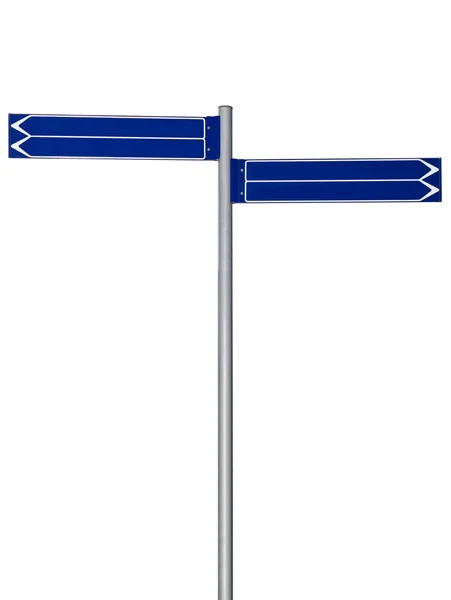 Blank signpost — Stock Photo, Image