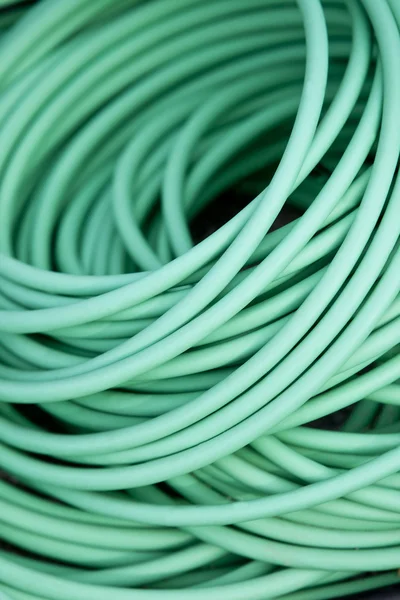 Зелений кабель — стокове фото
