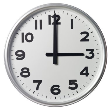 Three O'Clock clipart