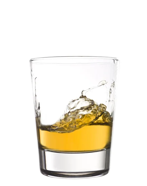 ウイスキーのしぶき — ストック写真