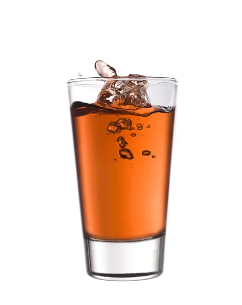 Spruzzare in un bicchiere — Foto Stock