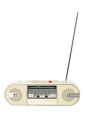 1980s radio clipart