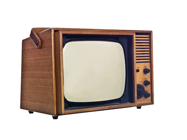 Винтажное телевидение — стоковое фото