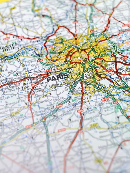 Paris map — Stock Photo, Image