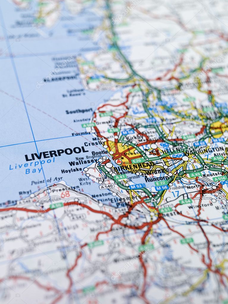 Liverpool map — Stock Photo © gemenacom #2669970