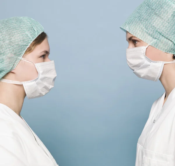 两名护士 — 图库照片