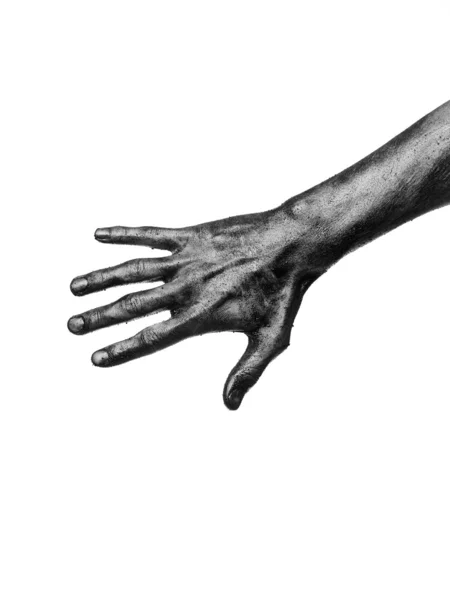 Mão suja — Fotografia de Stock