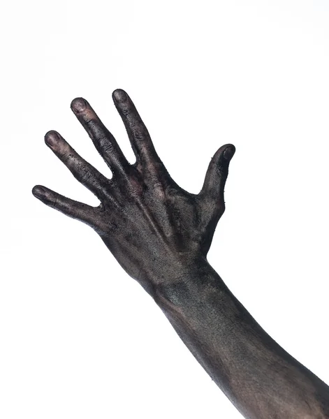 肮脏的手 — 图库照片