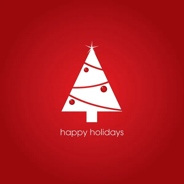 Happy holidays card — Stock Vector