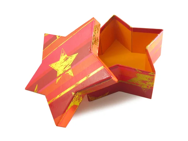 Yıldız şeklinde kutular — Stok fotoğraf
