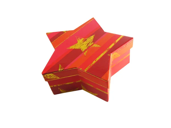 Star shaped gift box — Stock Photo, Image