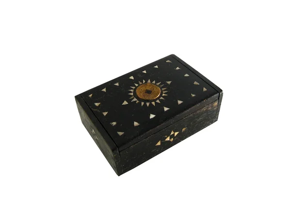 Caixa de madeira da jóia — Fotografia de Stock