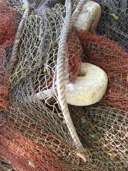Рыболовные сети - подробности — стоковое фото