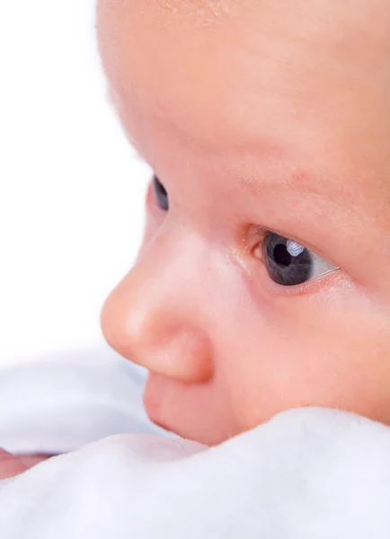 Little baby boy looking up — Stock Photo, Image