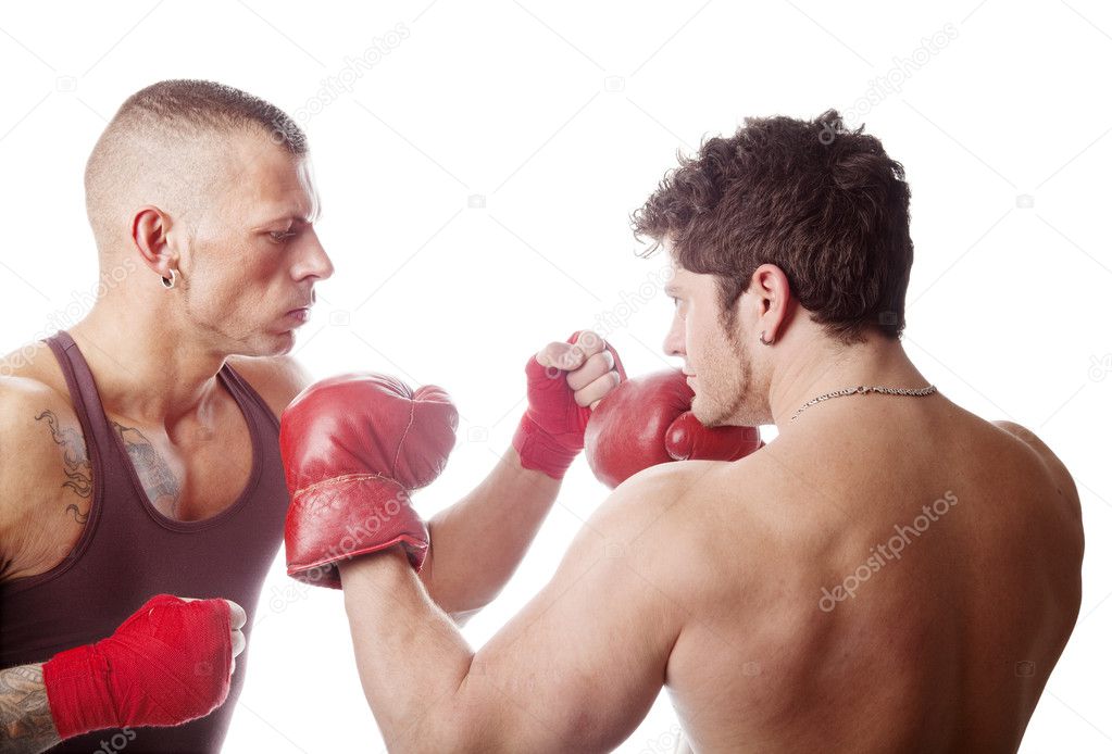 Boxing men
