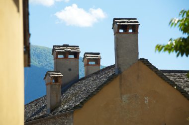 Town roofs clipart