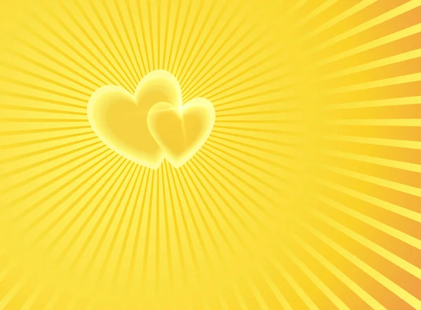 Shiny hearts — Stock Photo, Image