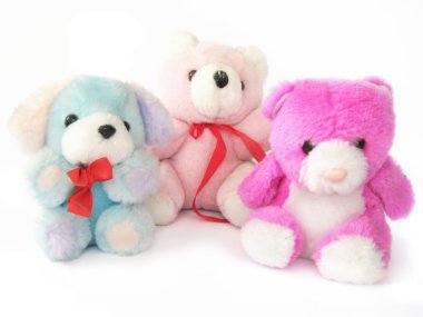 Three Teddy bears clipart