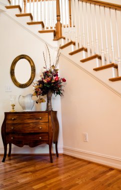 Foyer by Stairs clipart