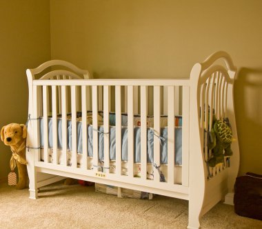 White Crib clipart