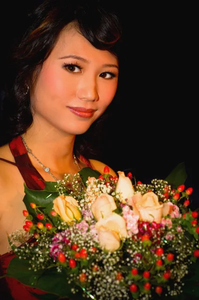 Asiática novia — Foto de Stock