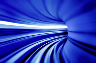 Blue Tunnel clipart