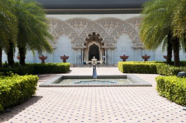 Moroccan Architecture Inner Garden clipart