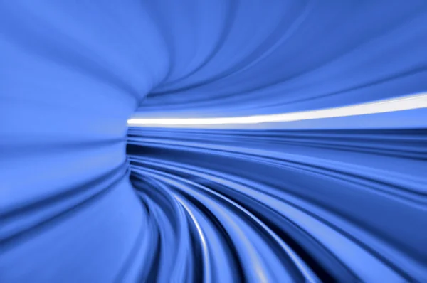 Túnel azul — Foto de Stock