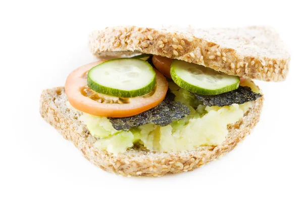 Zdravé sendvič. — Stock fotografie