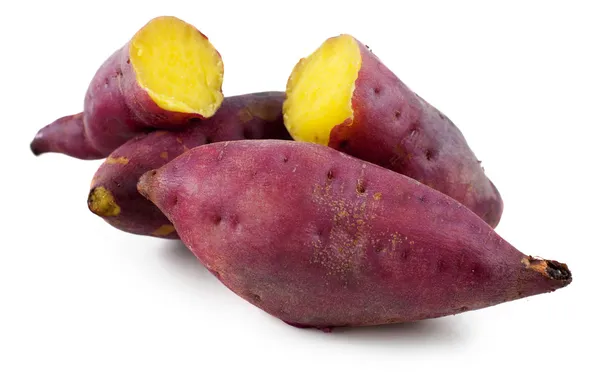 Zoete aardappelen. — Stockfoto
