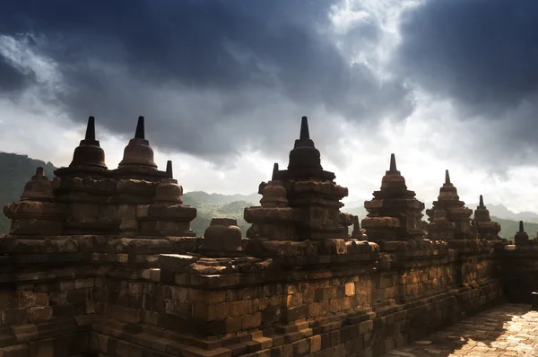 Ruiny Borobudur — Zdjęcie stockowe