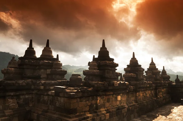 Ruinen von Borobudur — Stockfoto