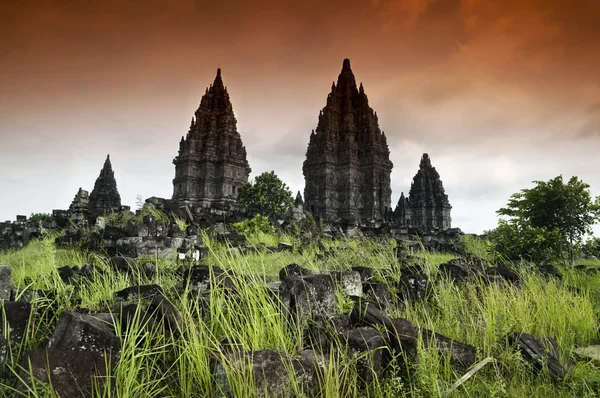 Ruiny Prambanan — Zdjęcie stockowe