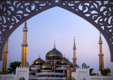 Crystal Mosque. clipart