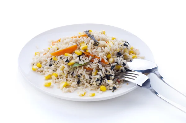 Vegetarian Fried Rice — Stock Photo, Image
