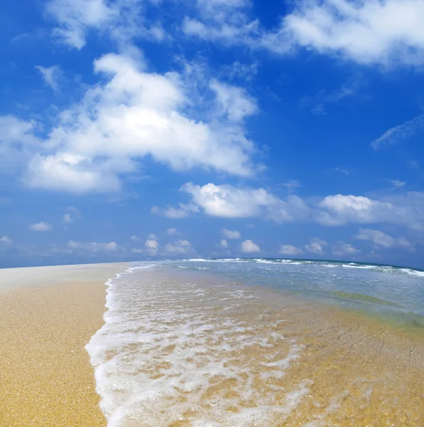 Blue beach. — Stock Photo, Image