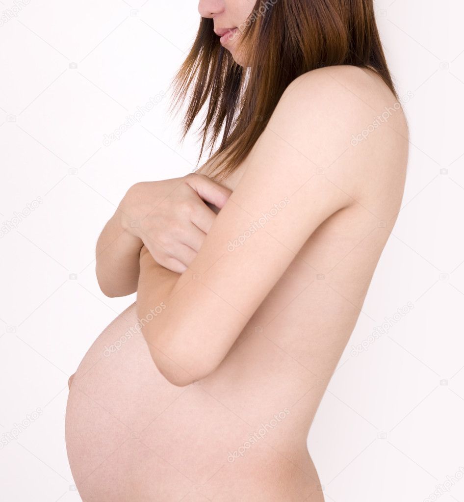 8 Months Pregnant Nude - Pregnancy. Stock Photo by Â©szefei 2372886