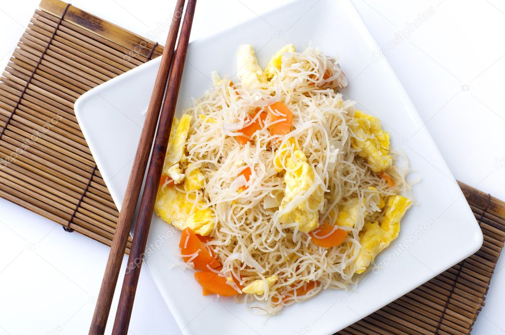 Fried rice vermicelli.