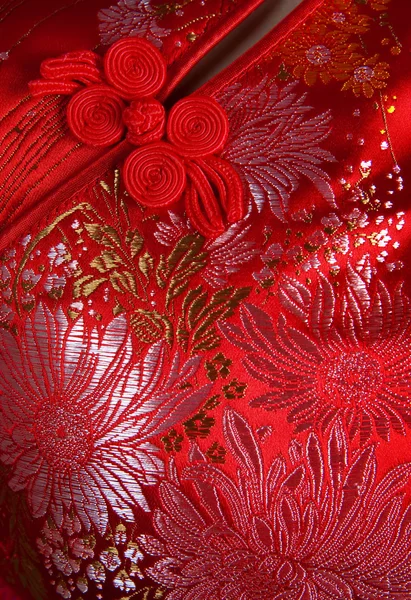 stock image Chinese silk fabric