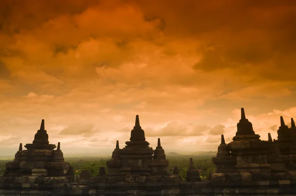 Borobudur ruiner — Stockfoto