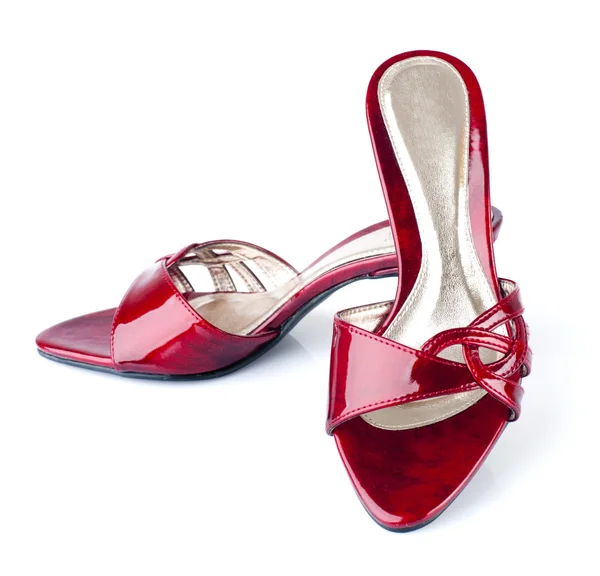 Rote Schuhe. — Stockfoto