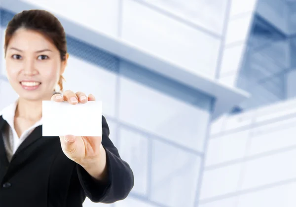 Blank business card. — Stock Photo, Image