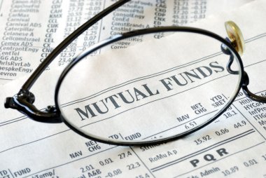 Focus on mutual fund investing clipart