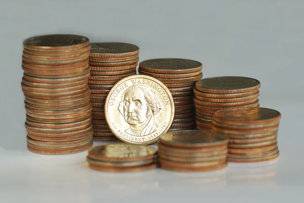 The golden dollar — Stock Photo, Image