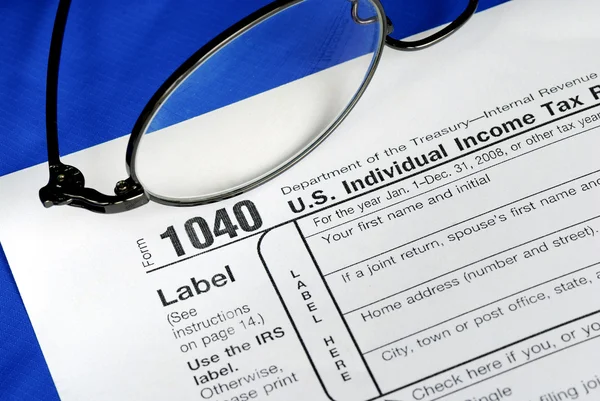 Richten op de Verenigde Staten inkomstenbelasting — Stockfoto