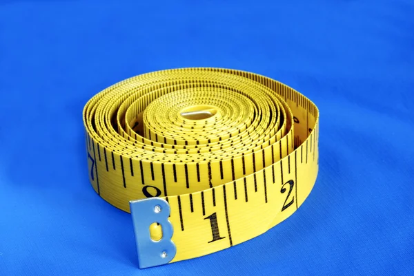 Рулонная измерительная лента — стоковое фото