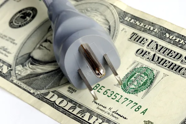 Miesięczny rachunek za energię elektryczną — Zdjęcie stockowe