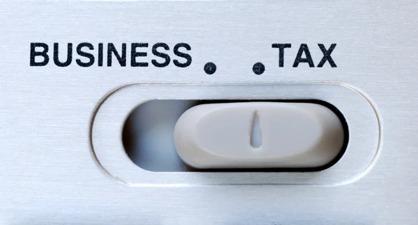 O imposto é um fator importante em uma empresa — Fotografia de Stock